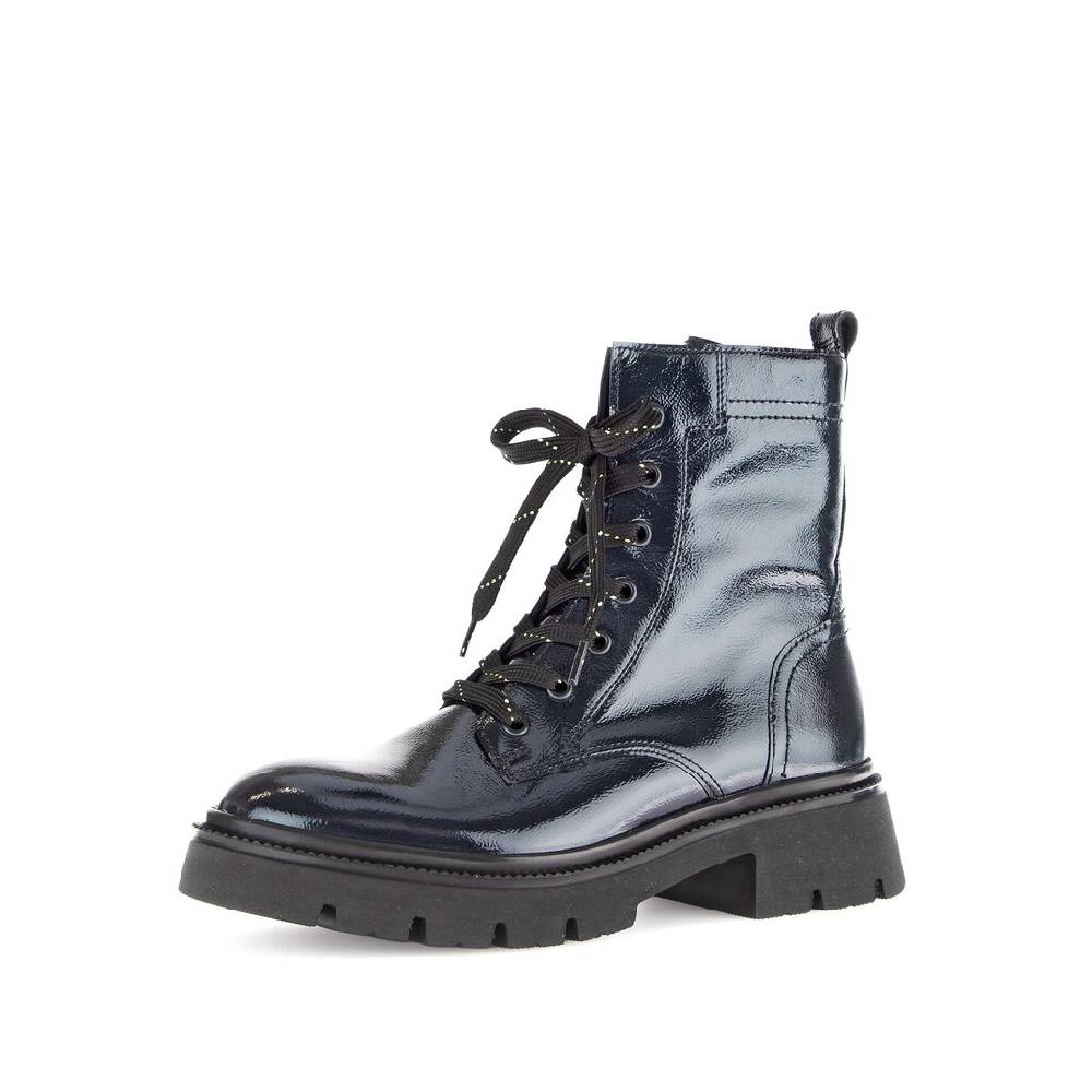 Pius Gabor Biker Boots blau