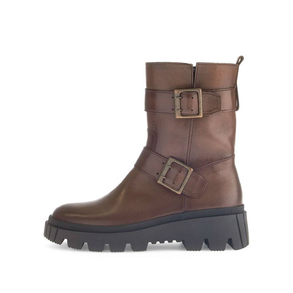 Pius Gabor Biker Boots Braun