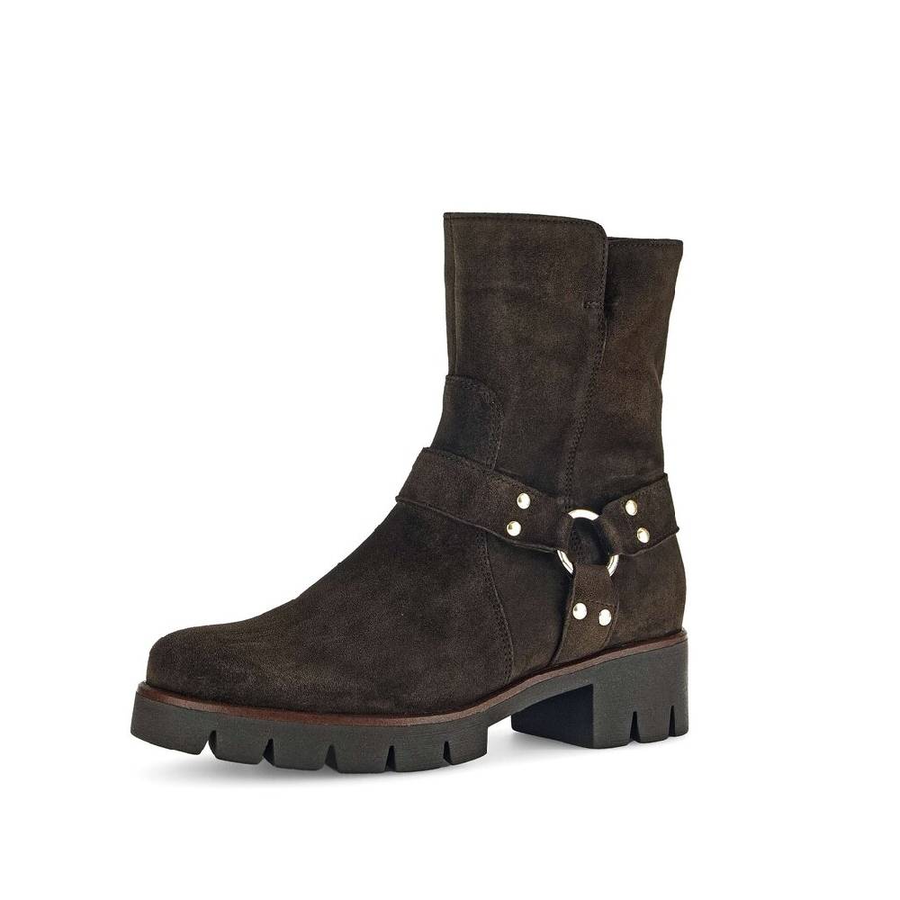 Pius Gabor Biker Boots Braun