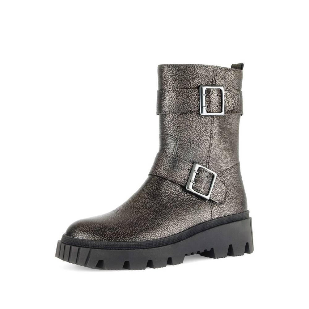 Pius Gabor Biker Boots Bronze