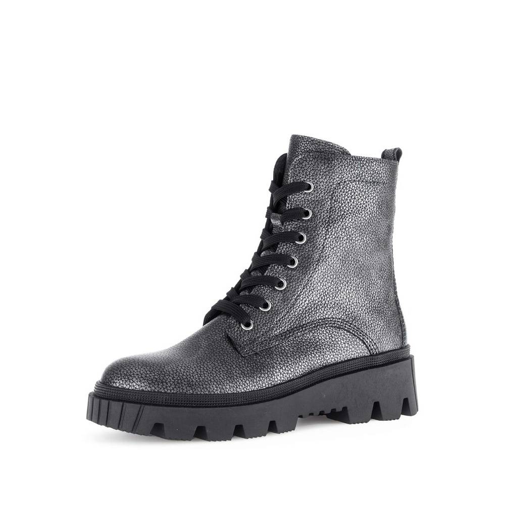 Pius Gabor Biker Boots Grau