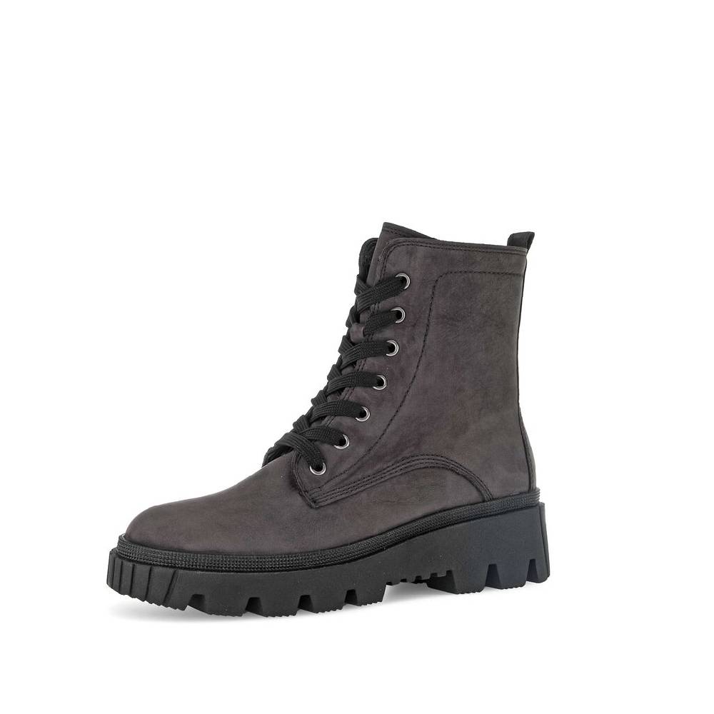 Pius Gabor Biker Boots Grau