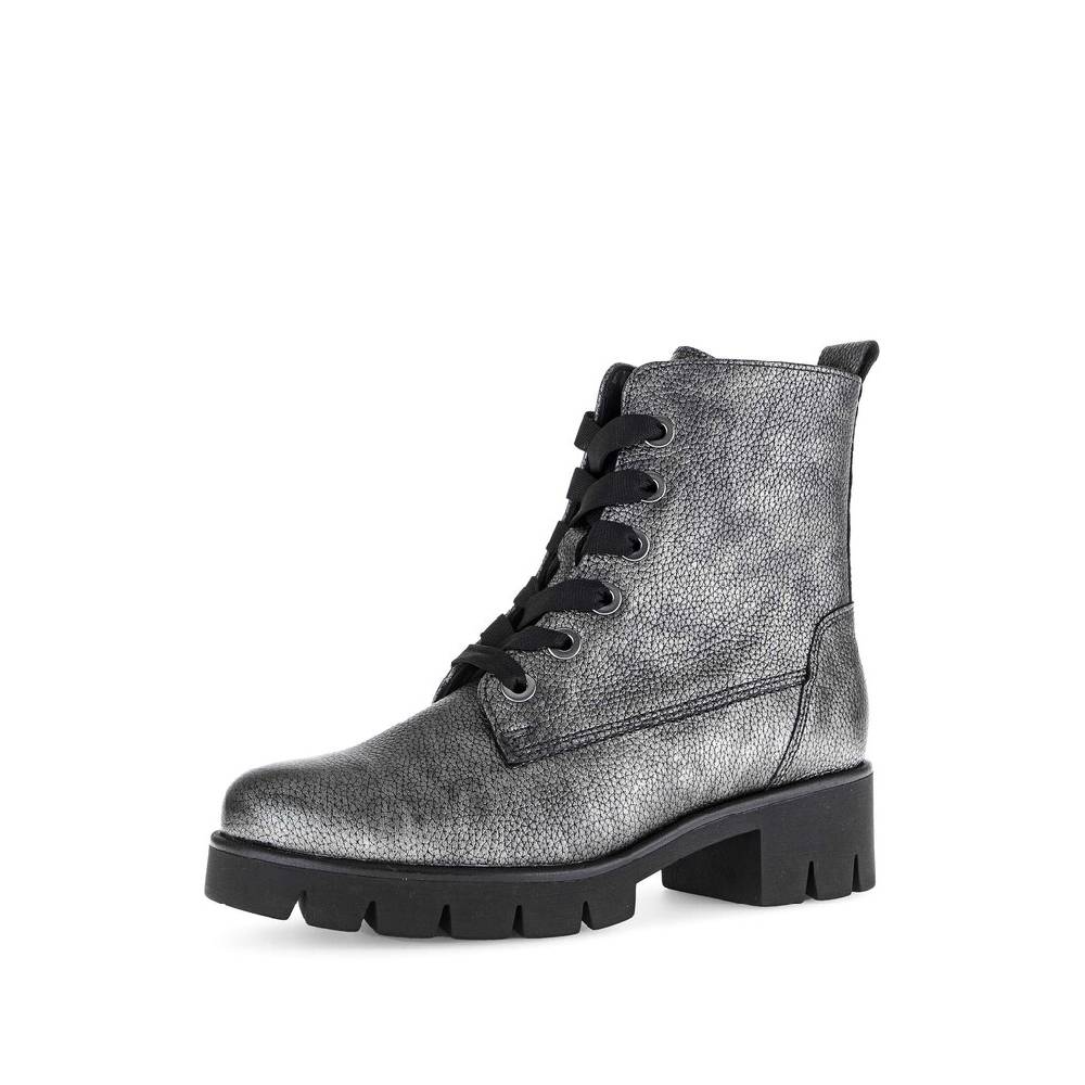 Pius Gabor Biker Boots Grau