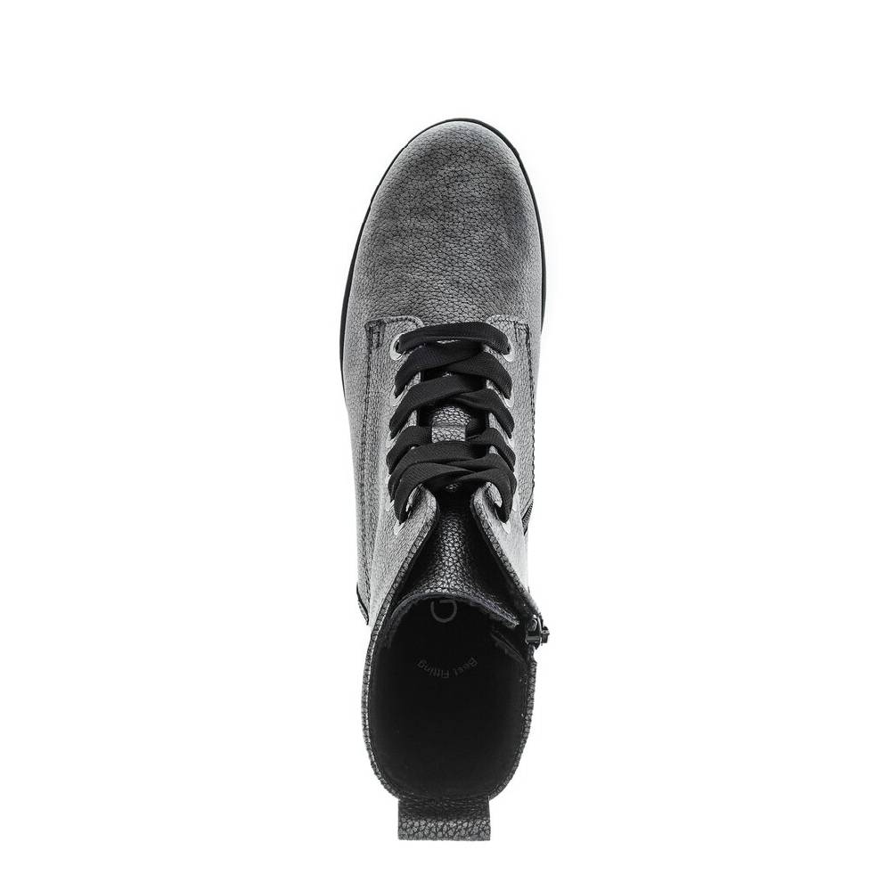 Pius Gabor Biker Boots Grau