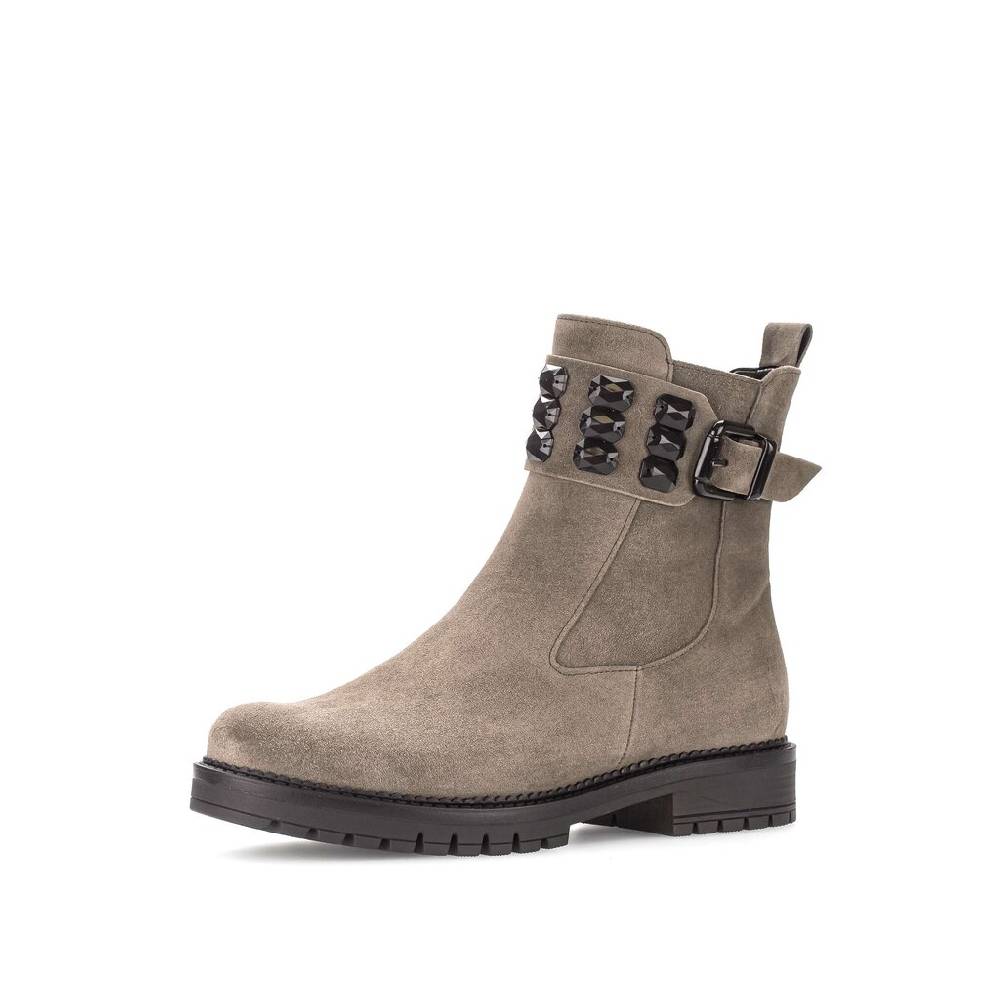 Pius Gabor Biker Boots Grau