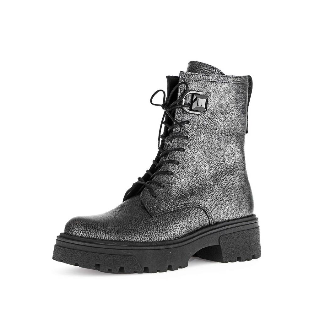 Pius Gabor Biker Boots Grau