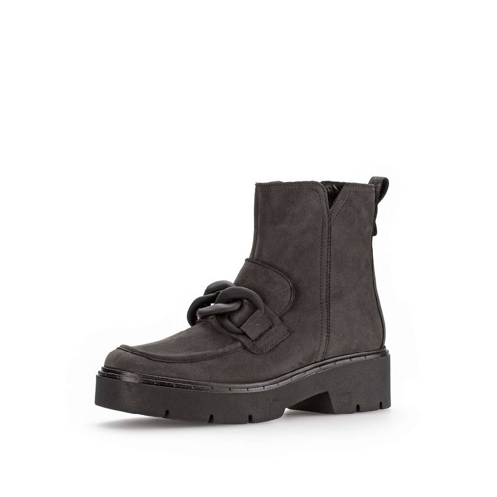 Pius Gabor Biker Boots Grau