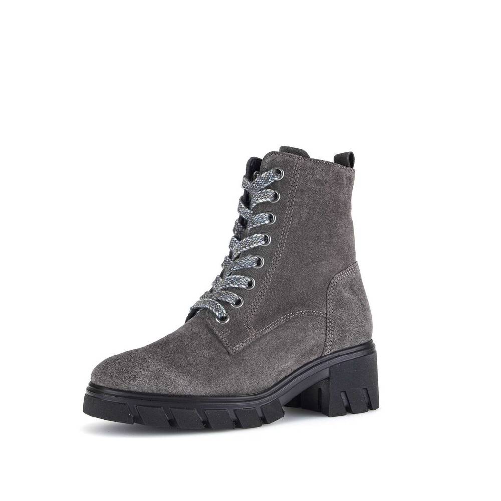 Pius Gabor Biker Boots Grau