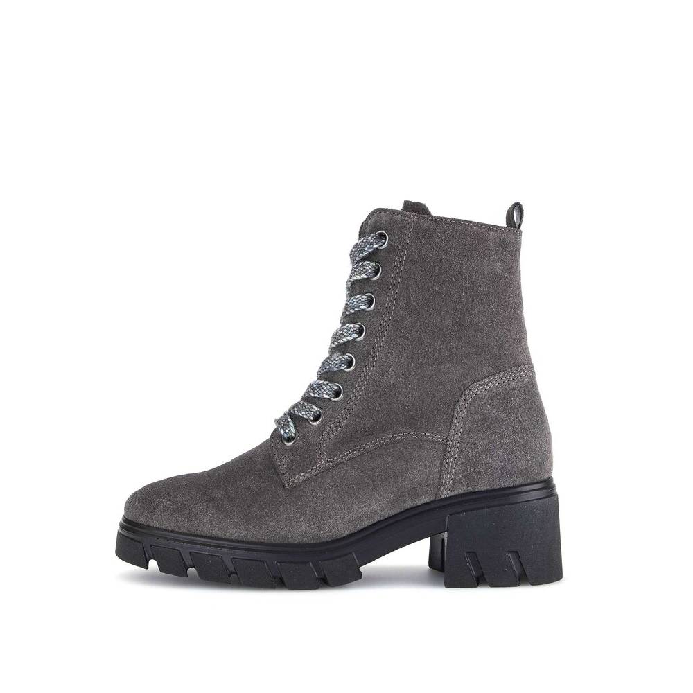 Pius Gabor Biker Boots Grau