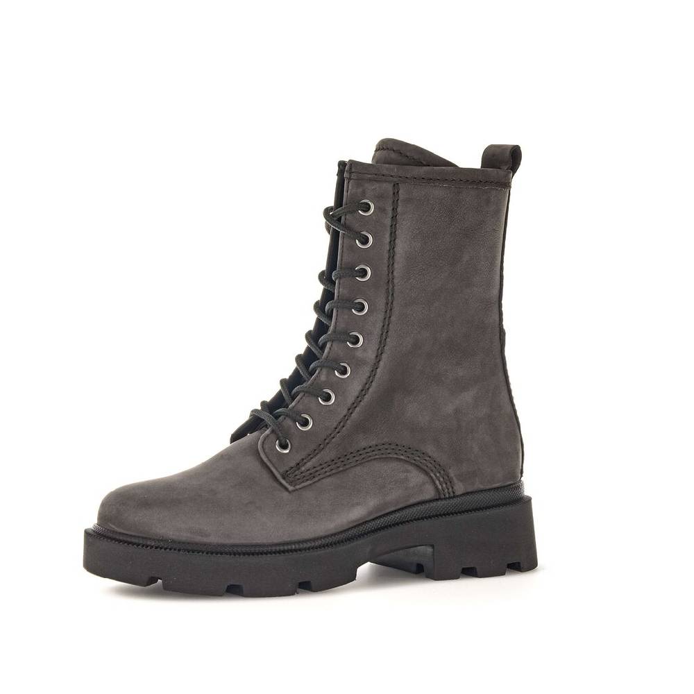 Pius Gabor Biker Boots Grau