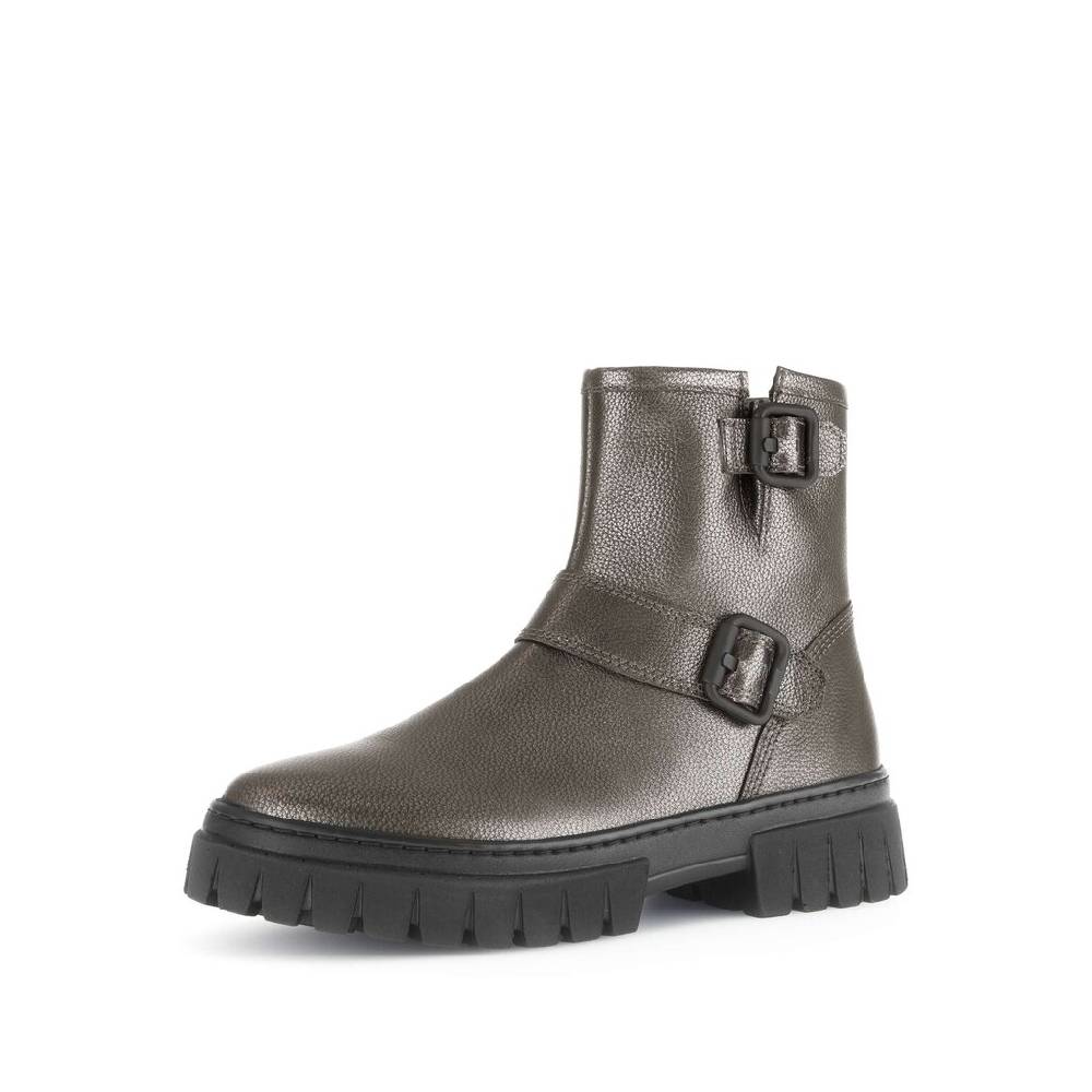 Pius Gabor Biker Boots Schwarz