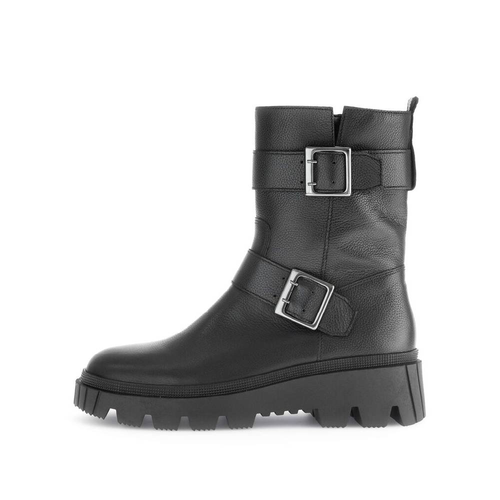 Pius Gabor Biker Boots schwarz