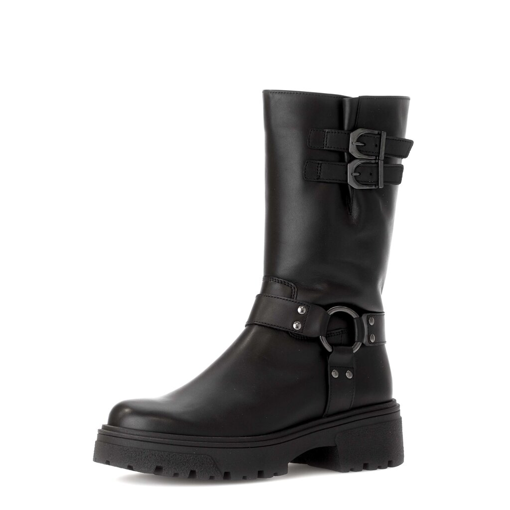 Pius Gabor Biker Boots Schwarz