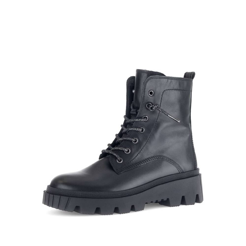 Pius Gabor Biker Boots Schwarz