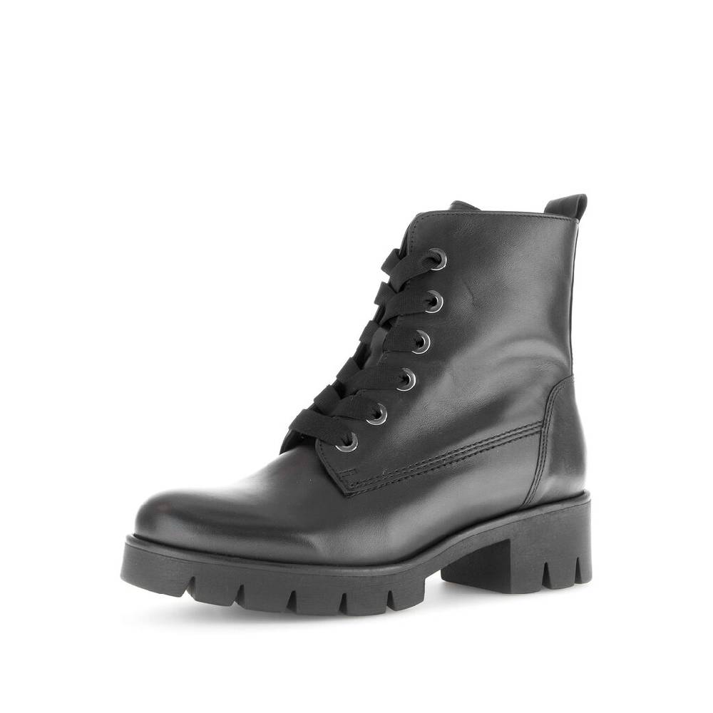 Pius Gabor Biker Boots Schwarz