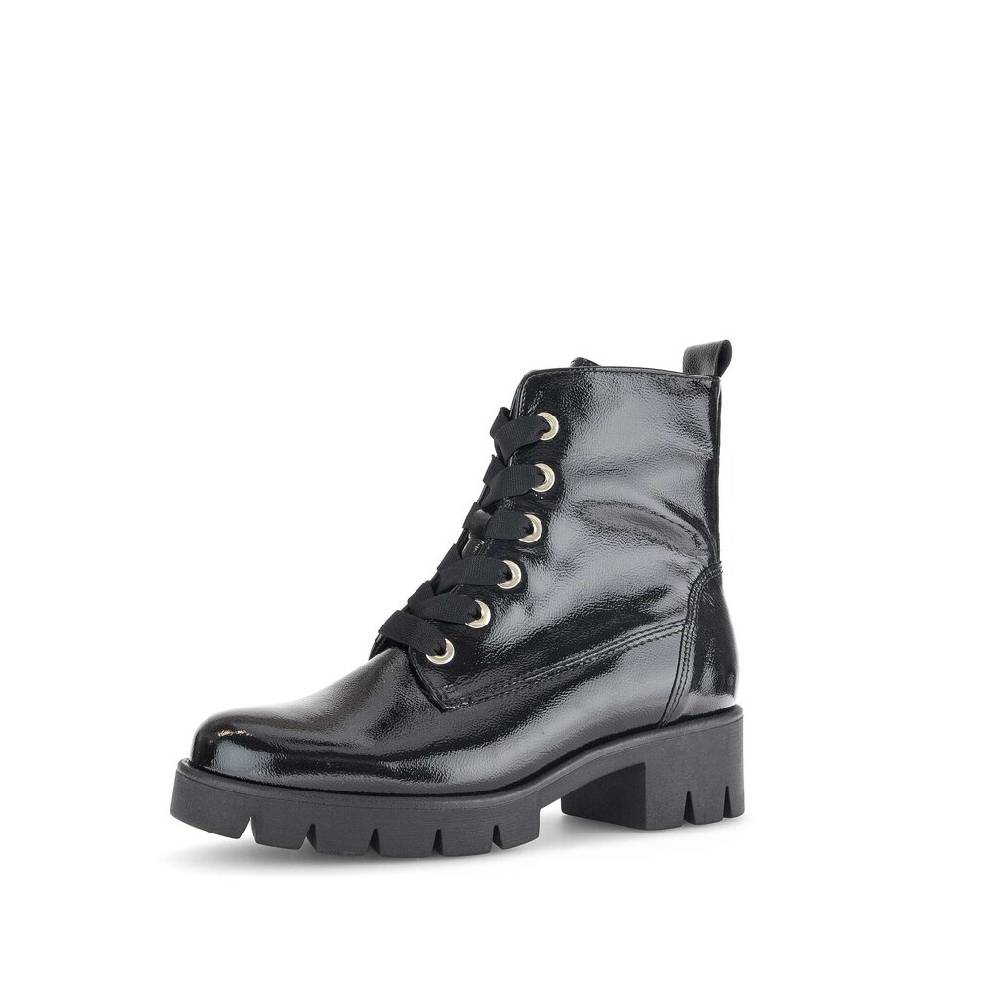 Pius Gabor Biker Boots Schwarz