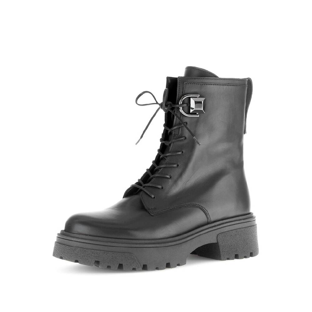 Pius Gabor Biker Boots Schwarz