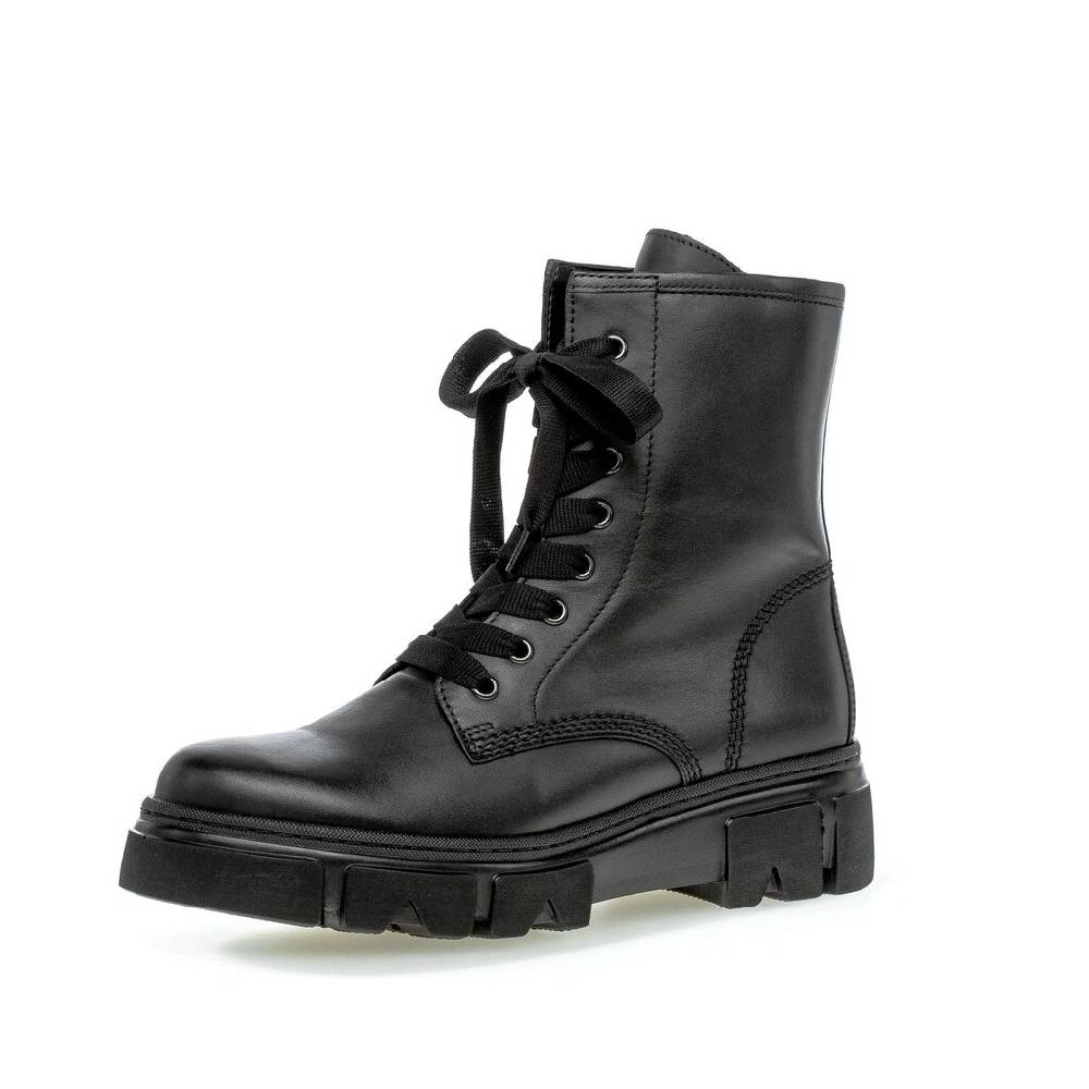 Pius Gabor Biker Boots Schwarz