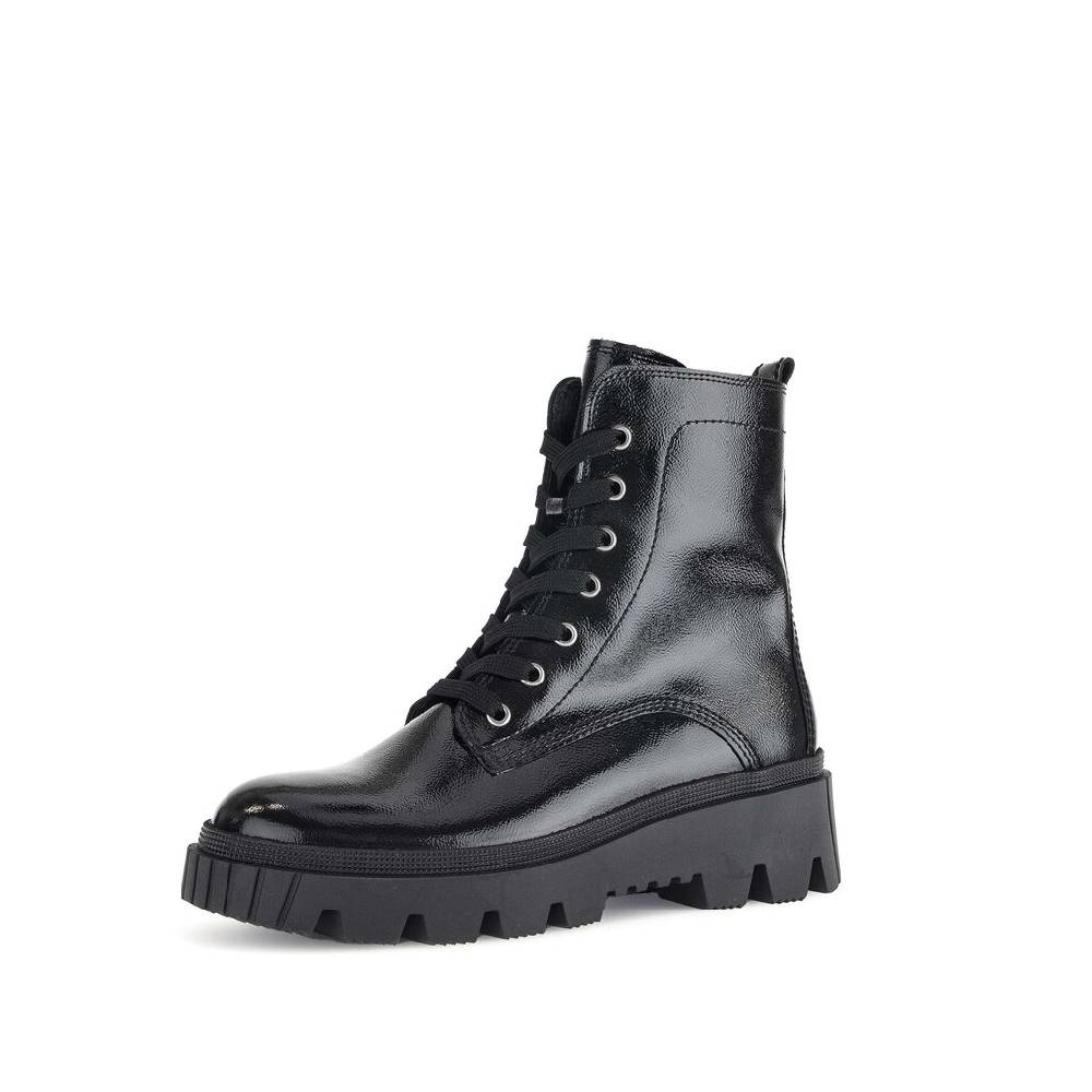 Pius Gabor Biker Boots Schwarz
