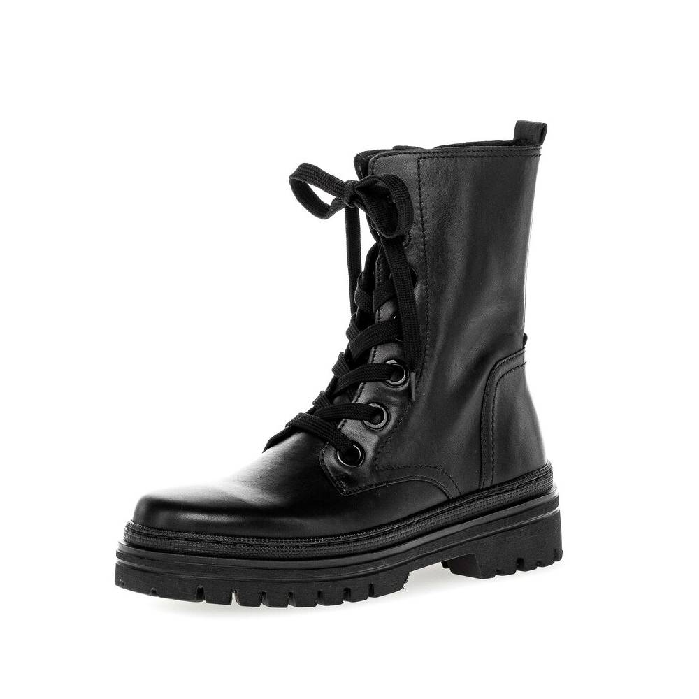 Pius Gabor Biker Boots Schwarz
