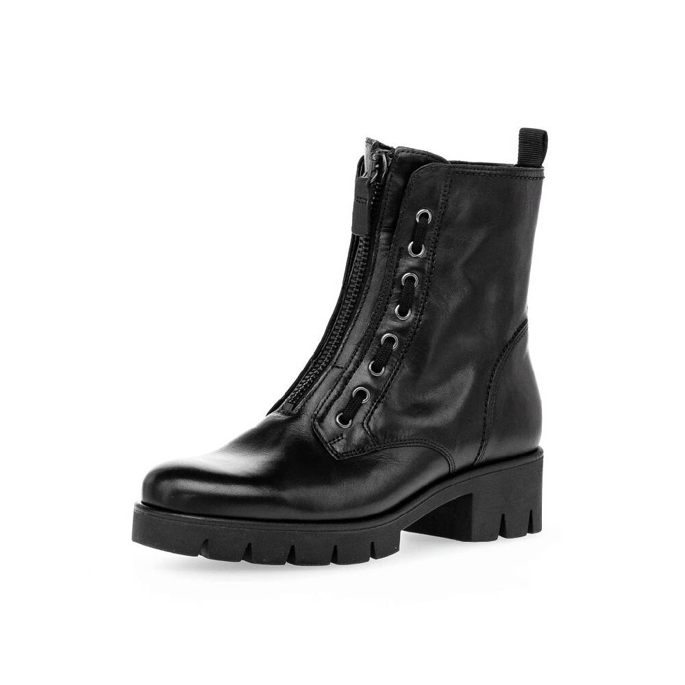 Pius Gabor Biker Boots Schwarz