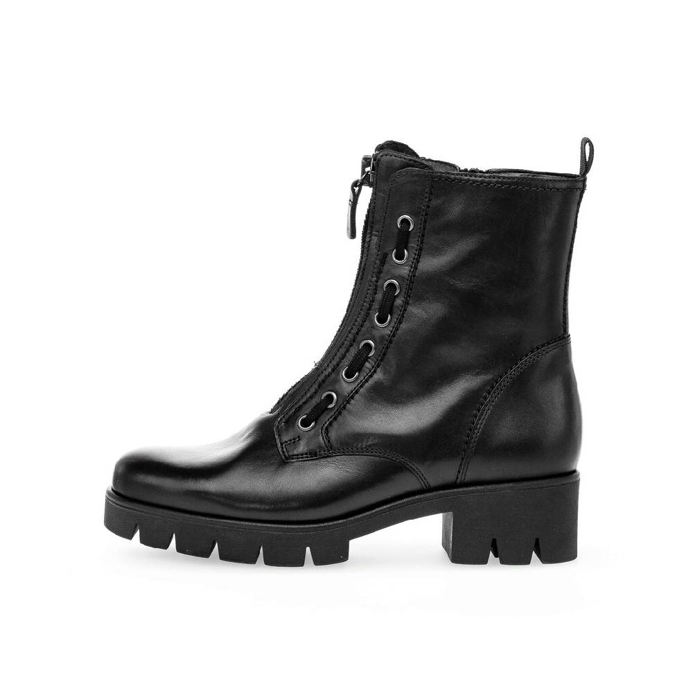 Pius Gabor Biker Boots Schwarz