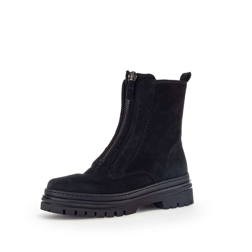 Pius Gabor Biker Boots Schwarz