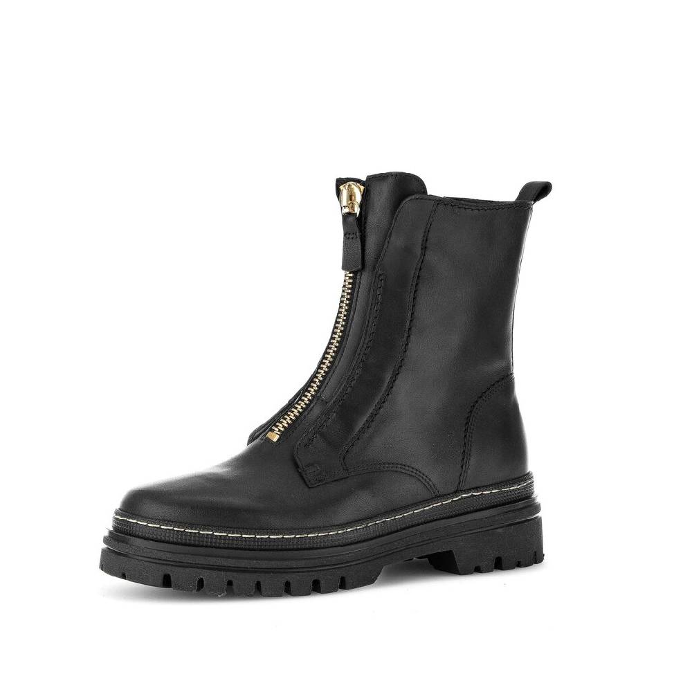 Pius Gabor Biker Boots Schwarz