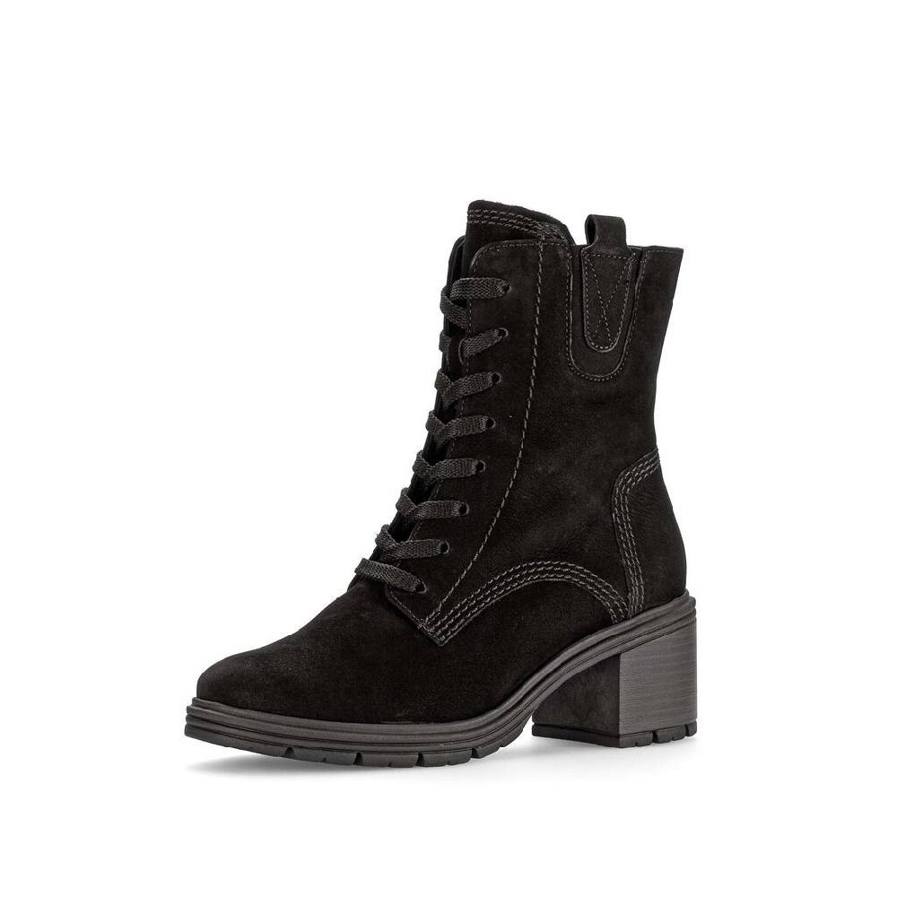 Pius Gabor Biker Boots Schwarz