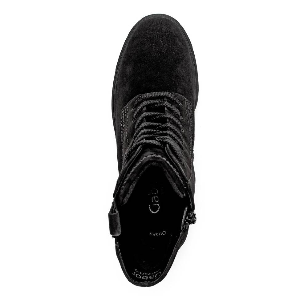 Pius Gabor Biker Boots Schwarz