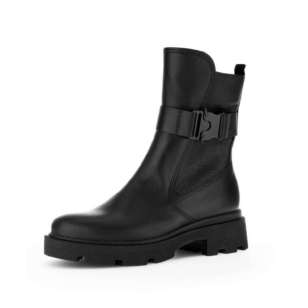 Pius Gabor Biker Boots Schwarz