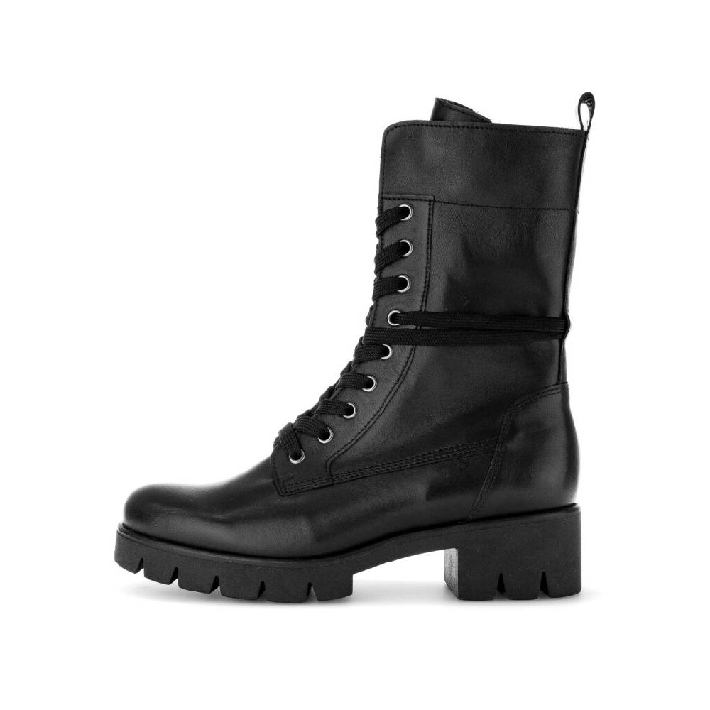 Pius Gabor Biker Boots Schwarz