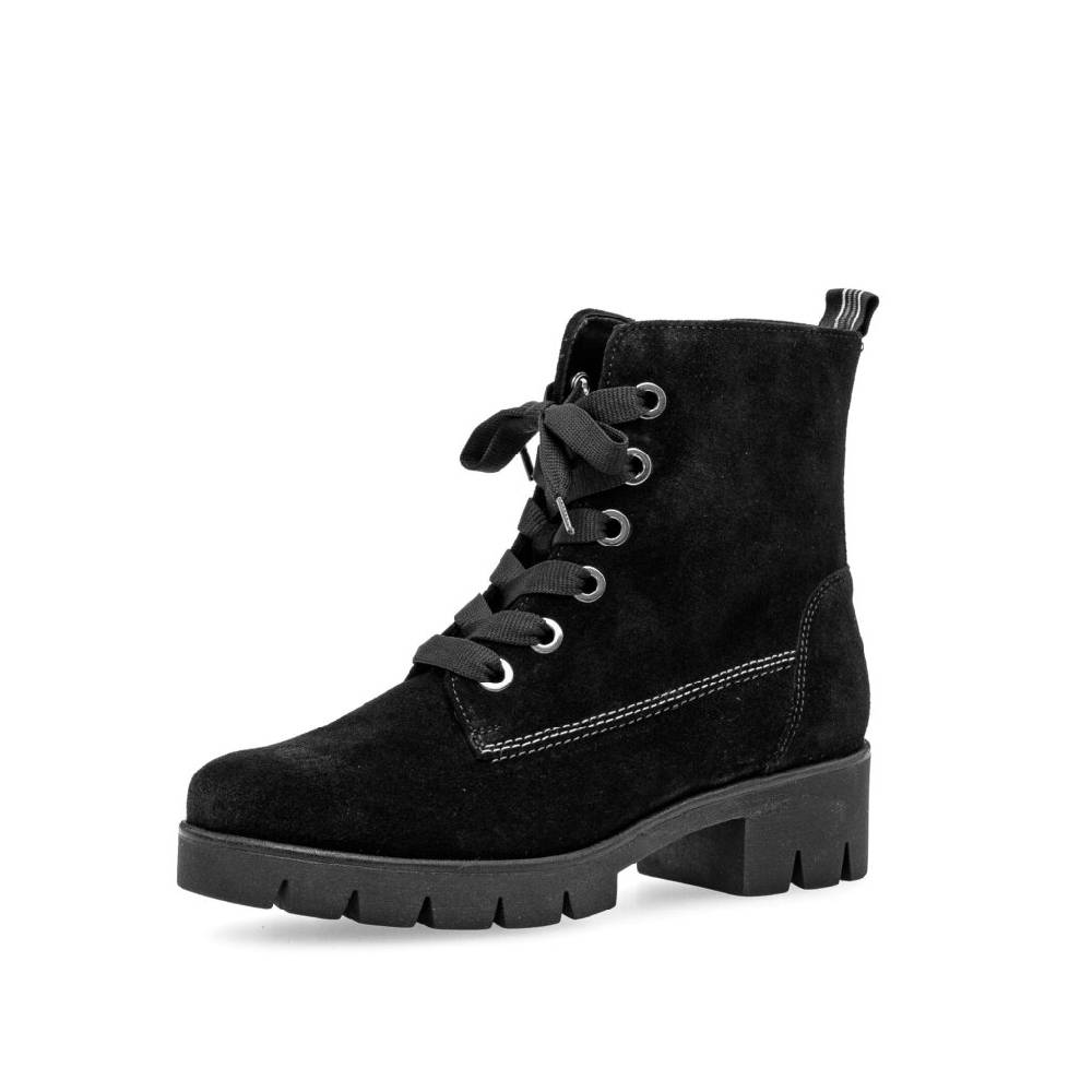 Pius Gabor Biker Boots Schwarz