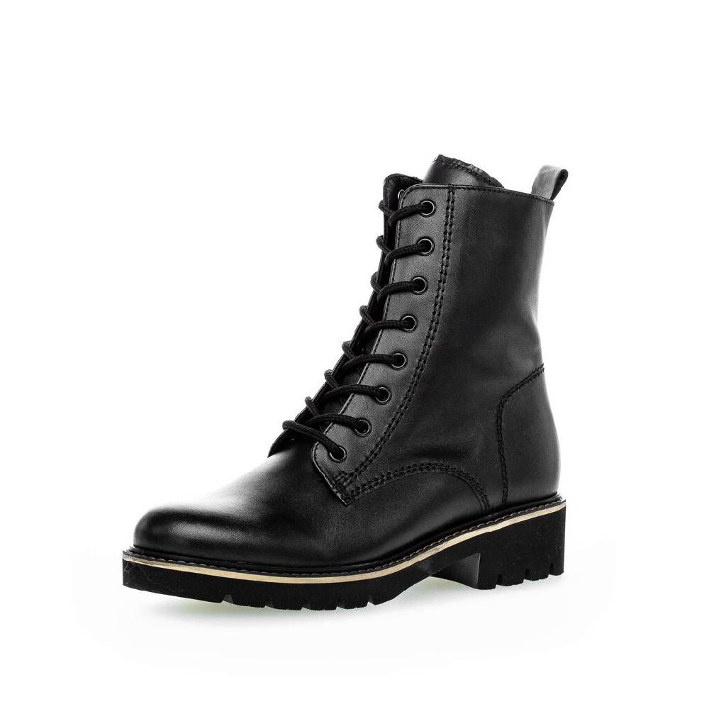 Pius Gabor Biker Boots Schwarz