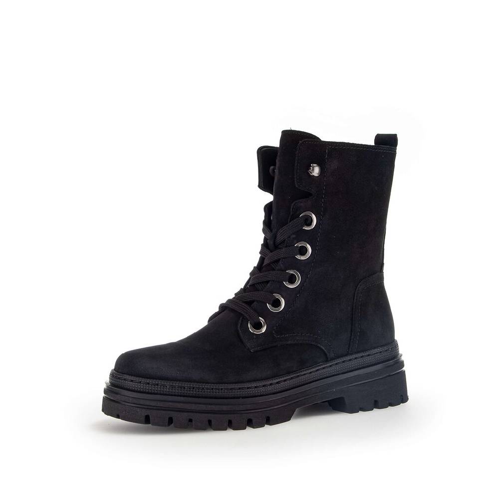 Pius Gabor Biker Boots Schwarz