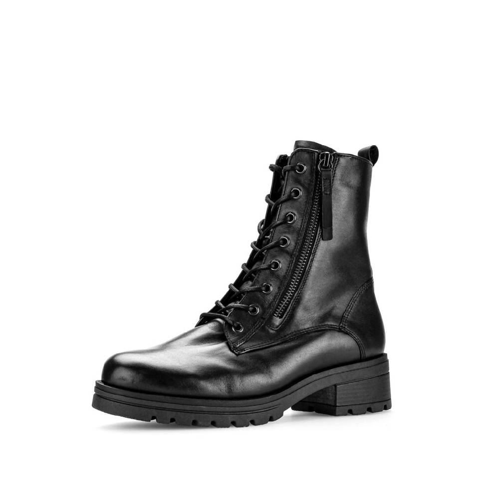 Pius Gabor Biker Boots Schwarz
