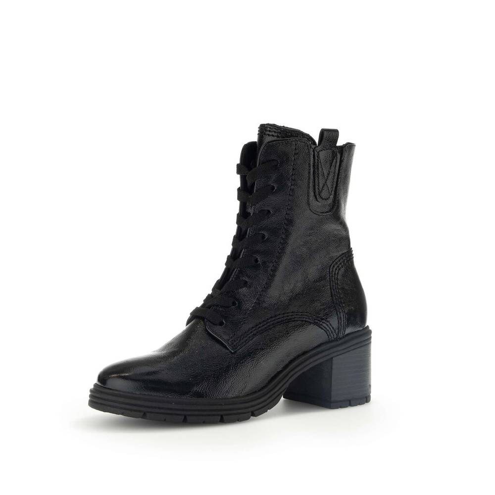 Pius Gabor Biker Boots Schwarz