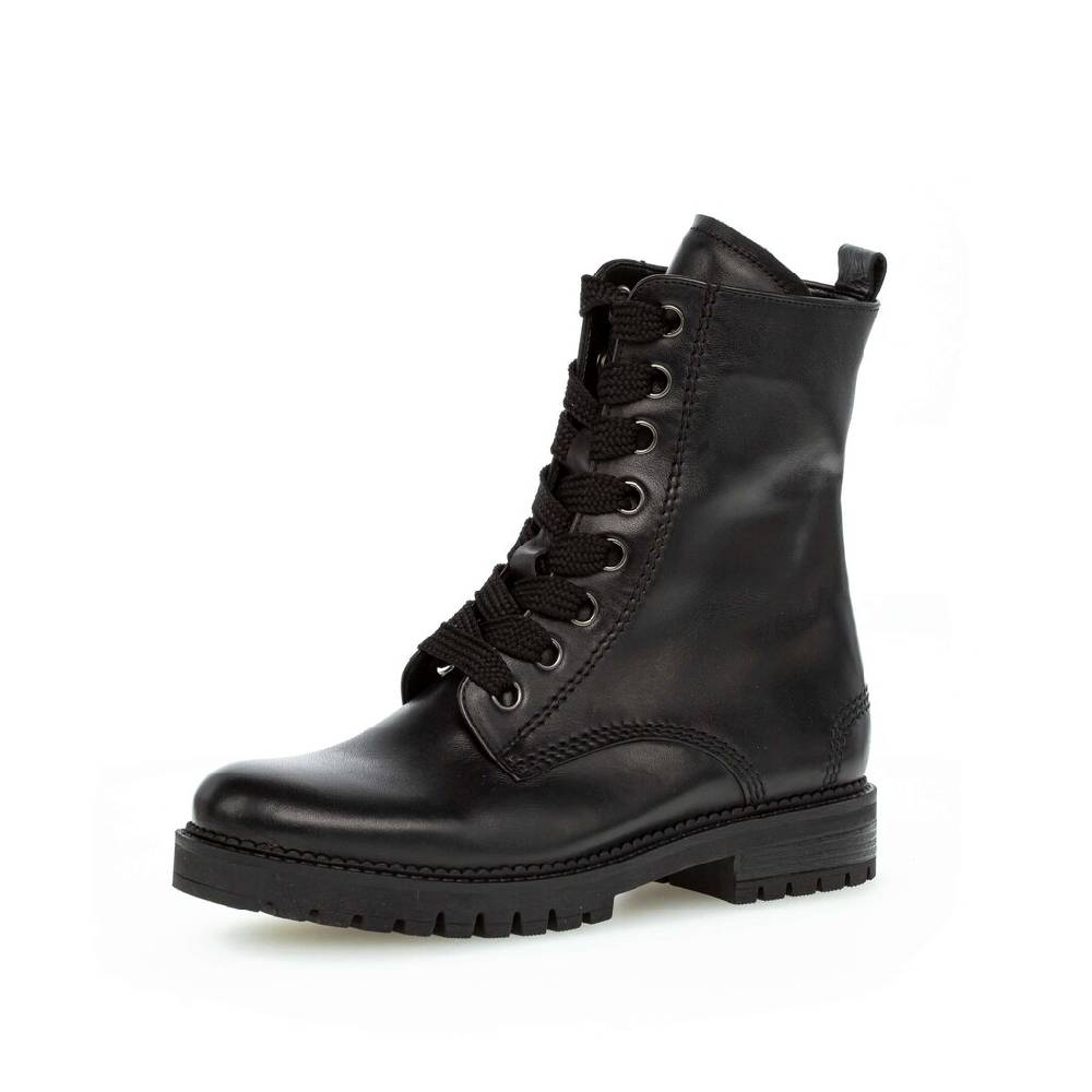 Pius Gabor Biker Boots Schwarz
