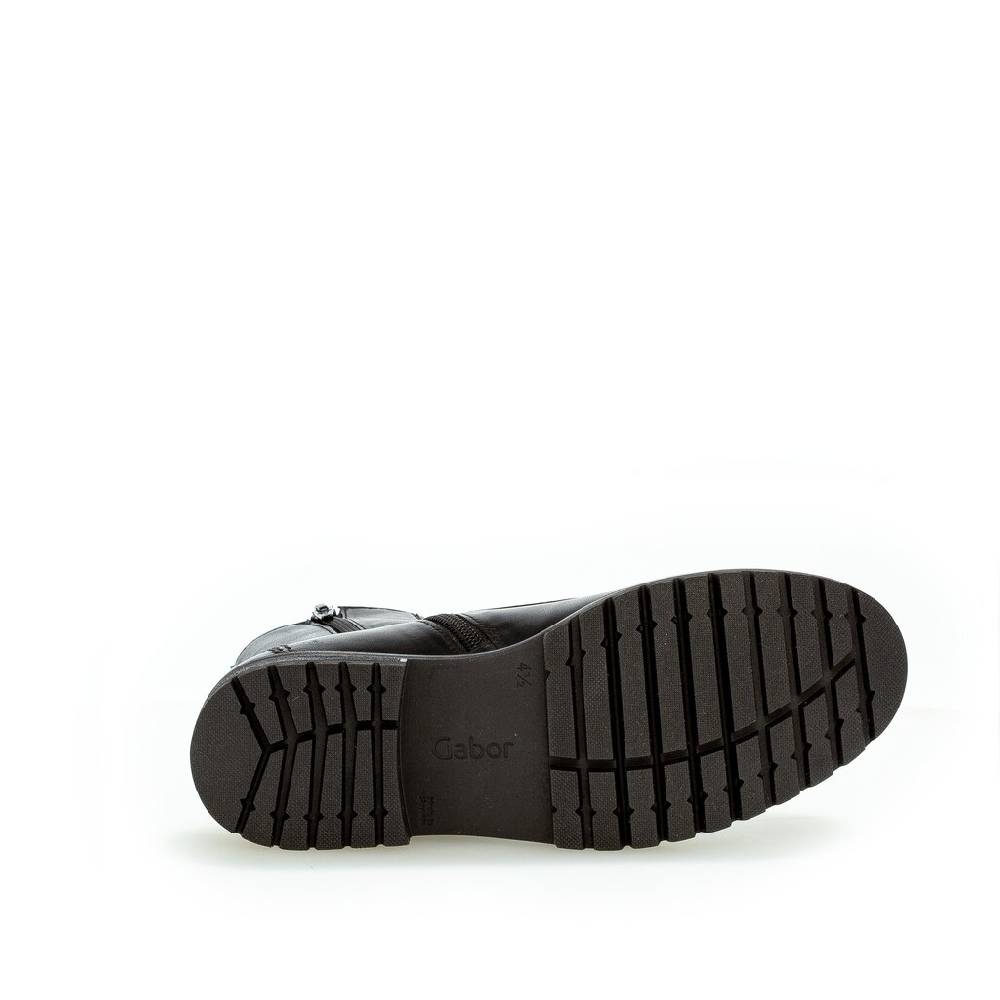 Pius Gabor Biker Boots Schwarz