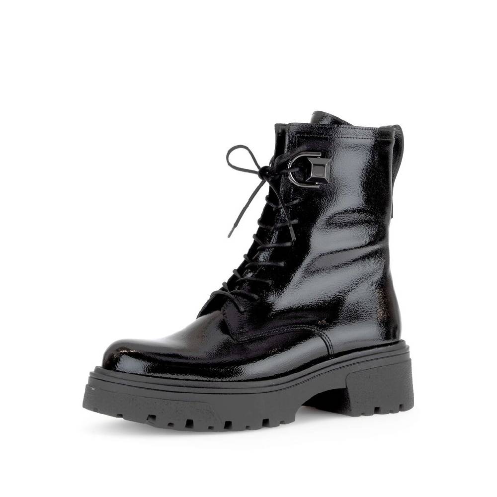 Pius Gabor Biker Boots Schwarz