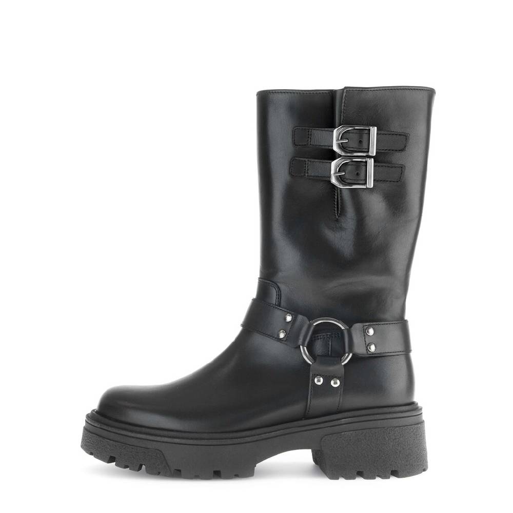 Pius Gabor Biker Boots schwarz