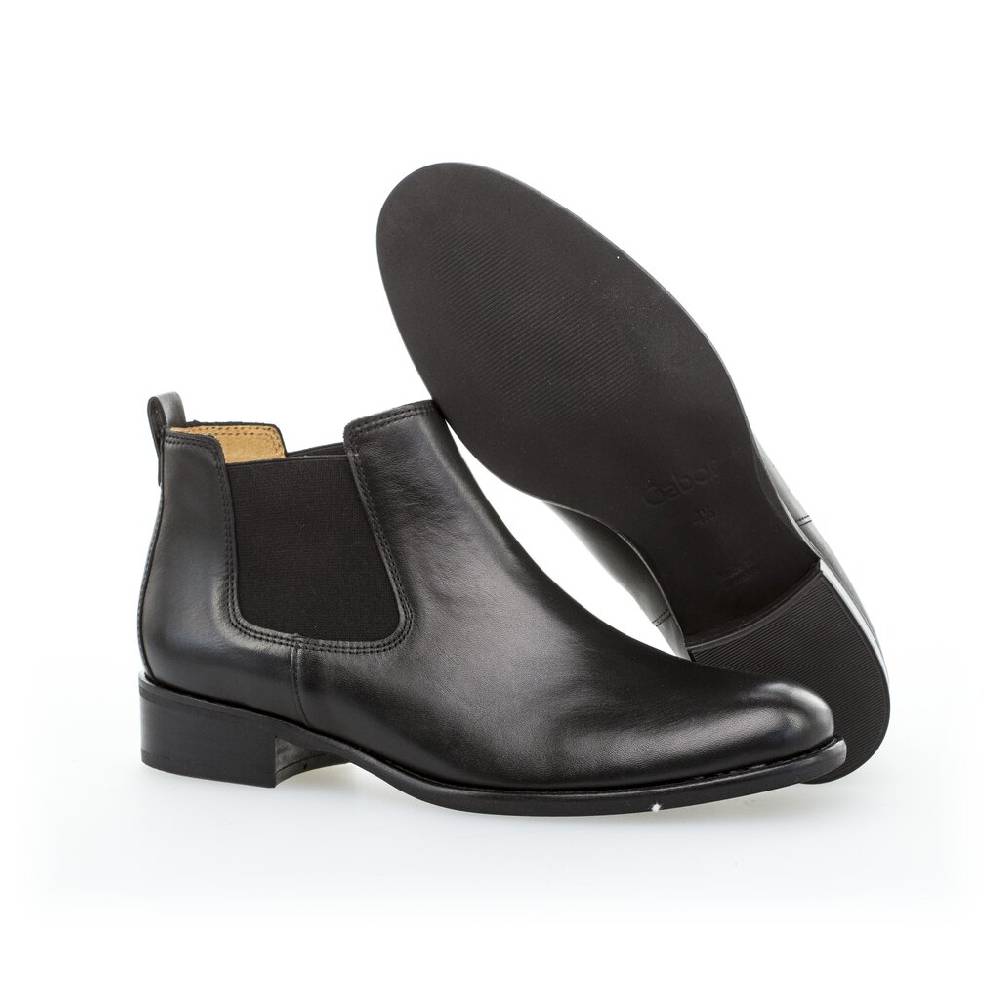 Pius Gabor Chelsea Boot Schwarz