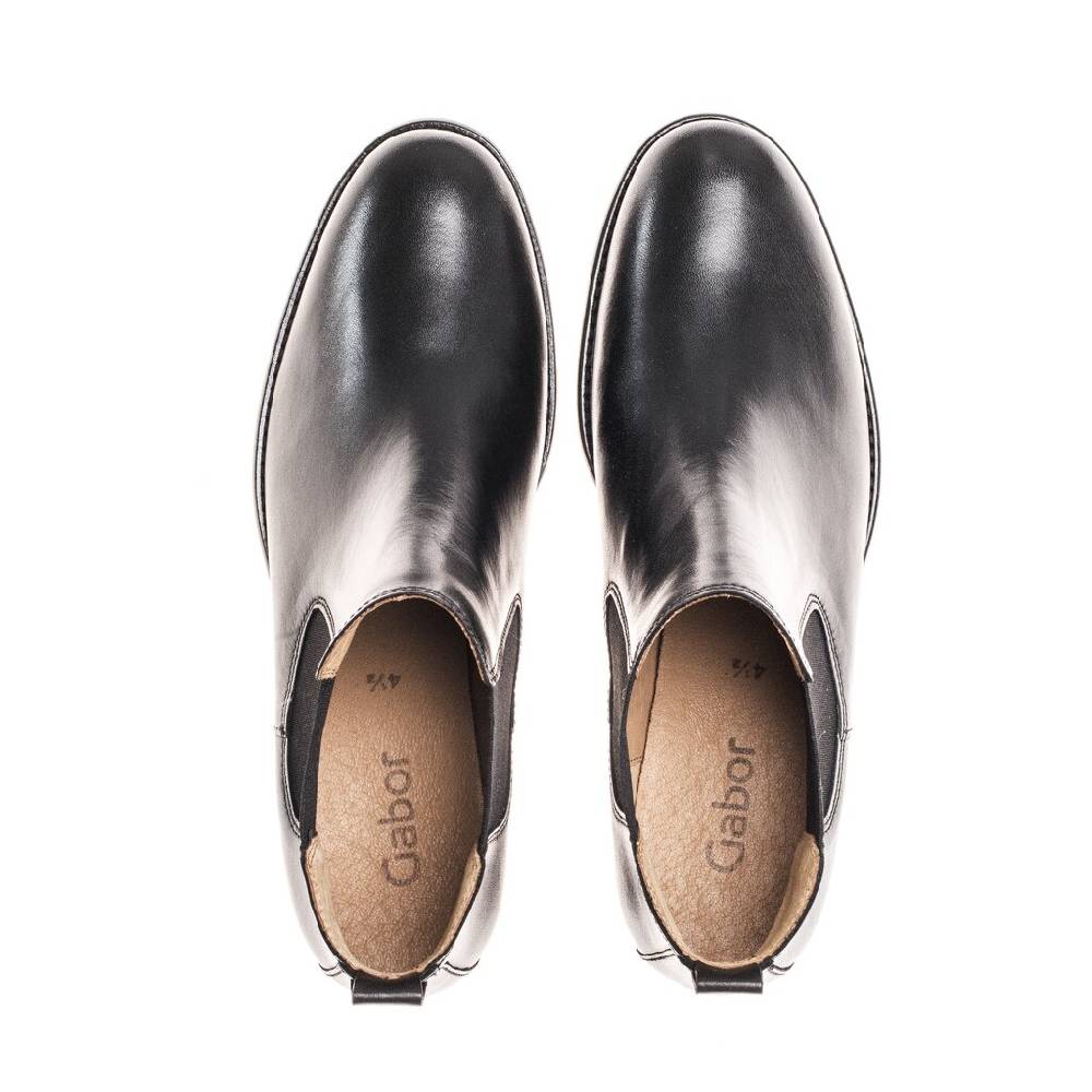 Pius Gabor Chelsea Boot Schwarz