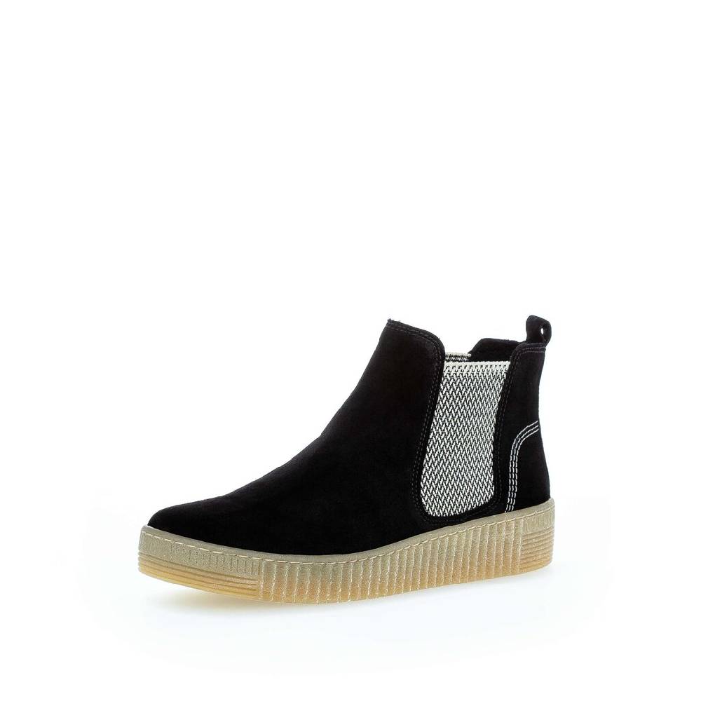 Pius Gabor Chelsea Boot Schwarz