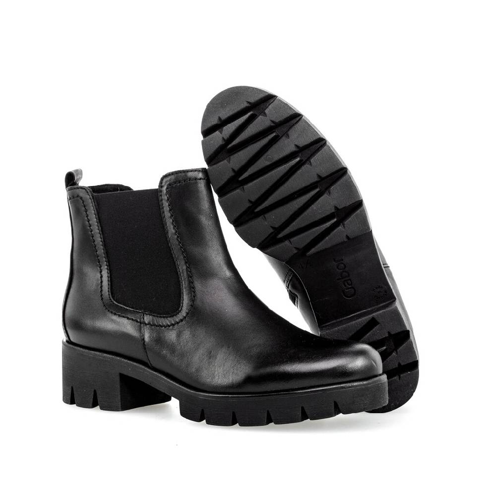 Pius Gabor Chelsea Boot Schwarz
