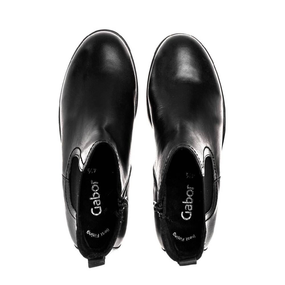 Pius Gabor Chelsea Boot Schwarz