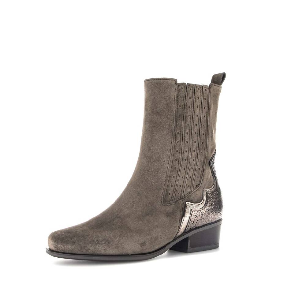 Pius Gabor Cowboy Boots Grau