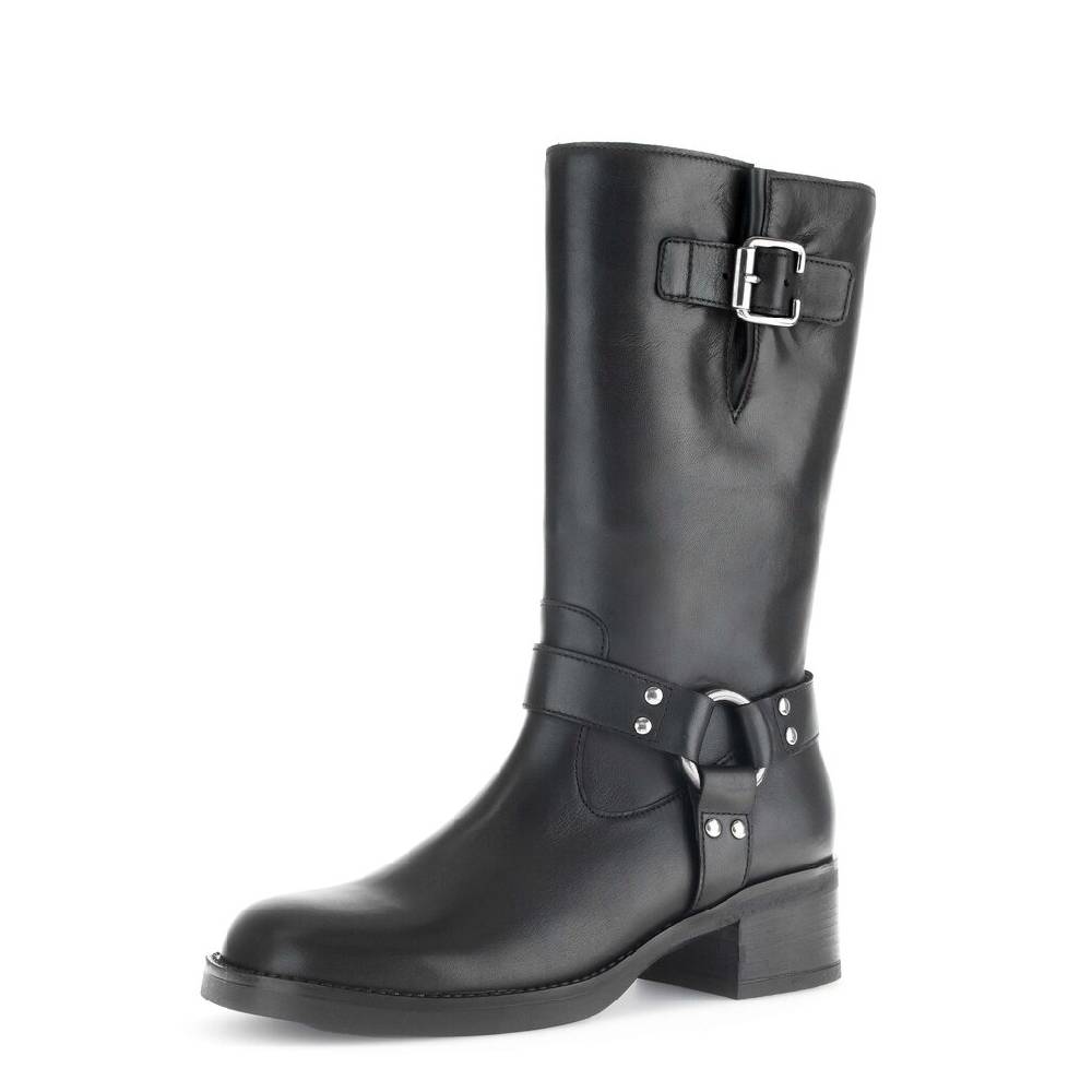 Pius Gabor Cowboy Boots Schwarz