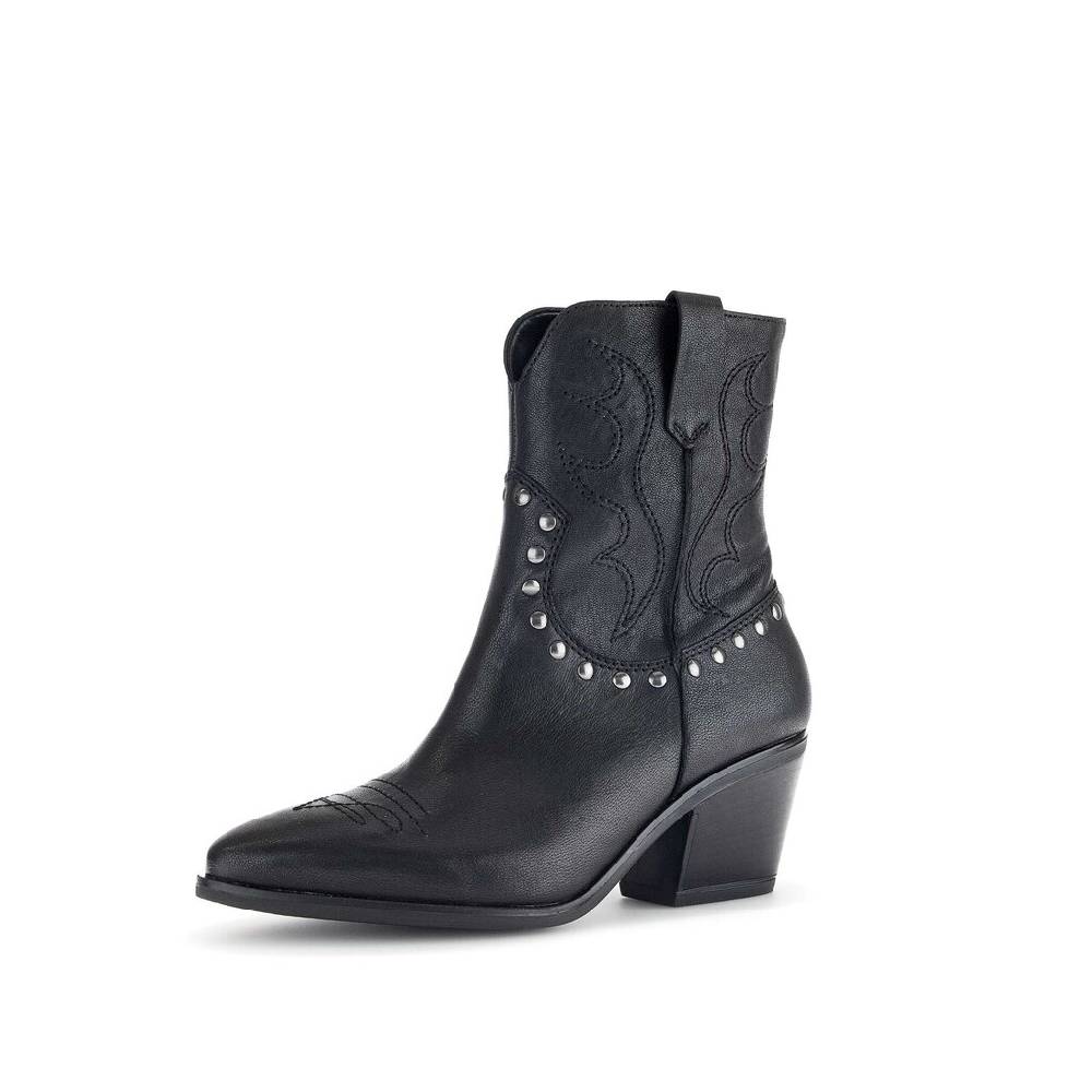 Pius Gabor Cowboy Boots Schwarz