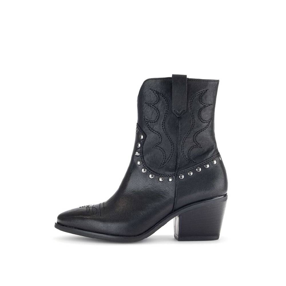 Pius Gabor Cowboy Boots schwarz